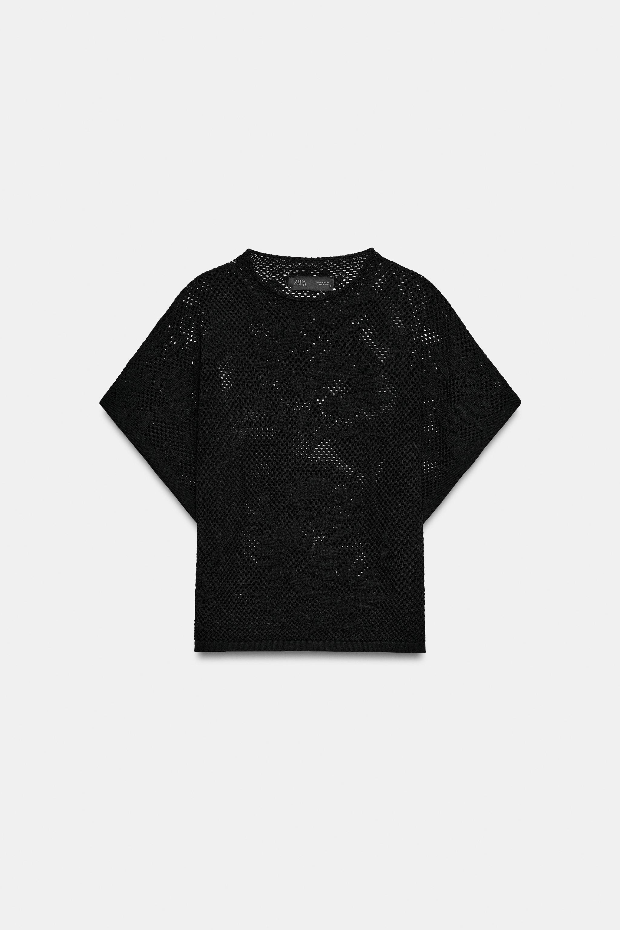 POINTELLE KNIT TOP